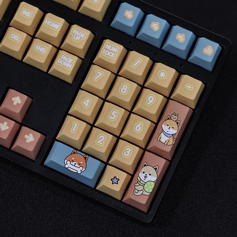 柴犬色彩增益108鍵標準配列衛星軸鍵帽-ZUIHANG SHOP