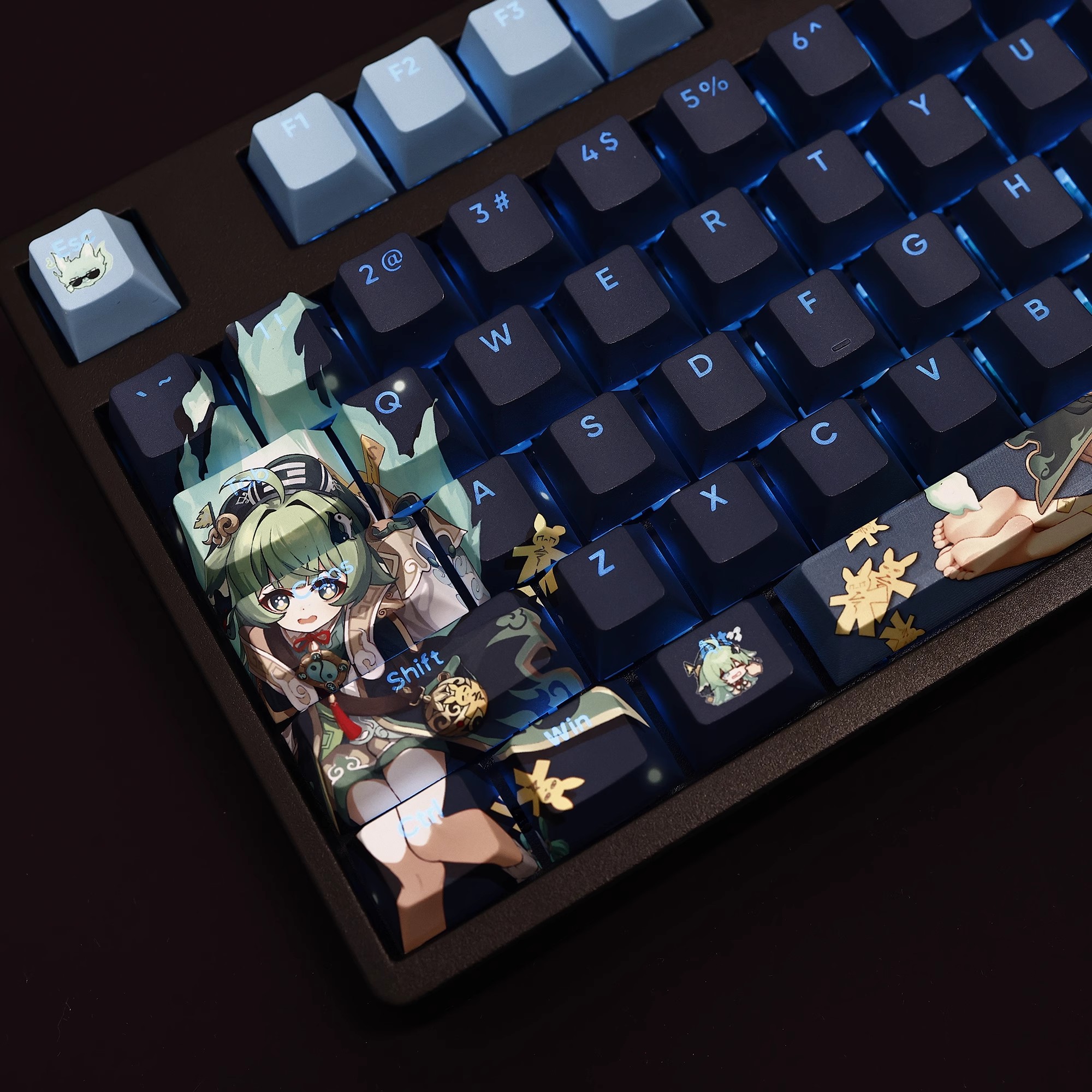 霍霍透光RGB108鍵標準配列衛星軸鍵帽-ZUIHANG SHOP