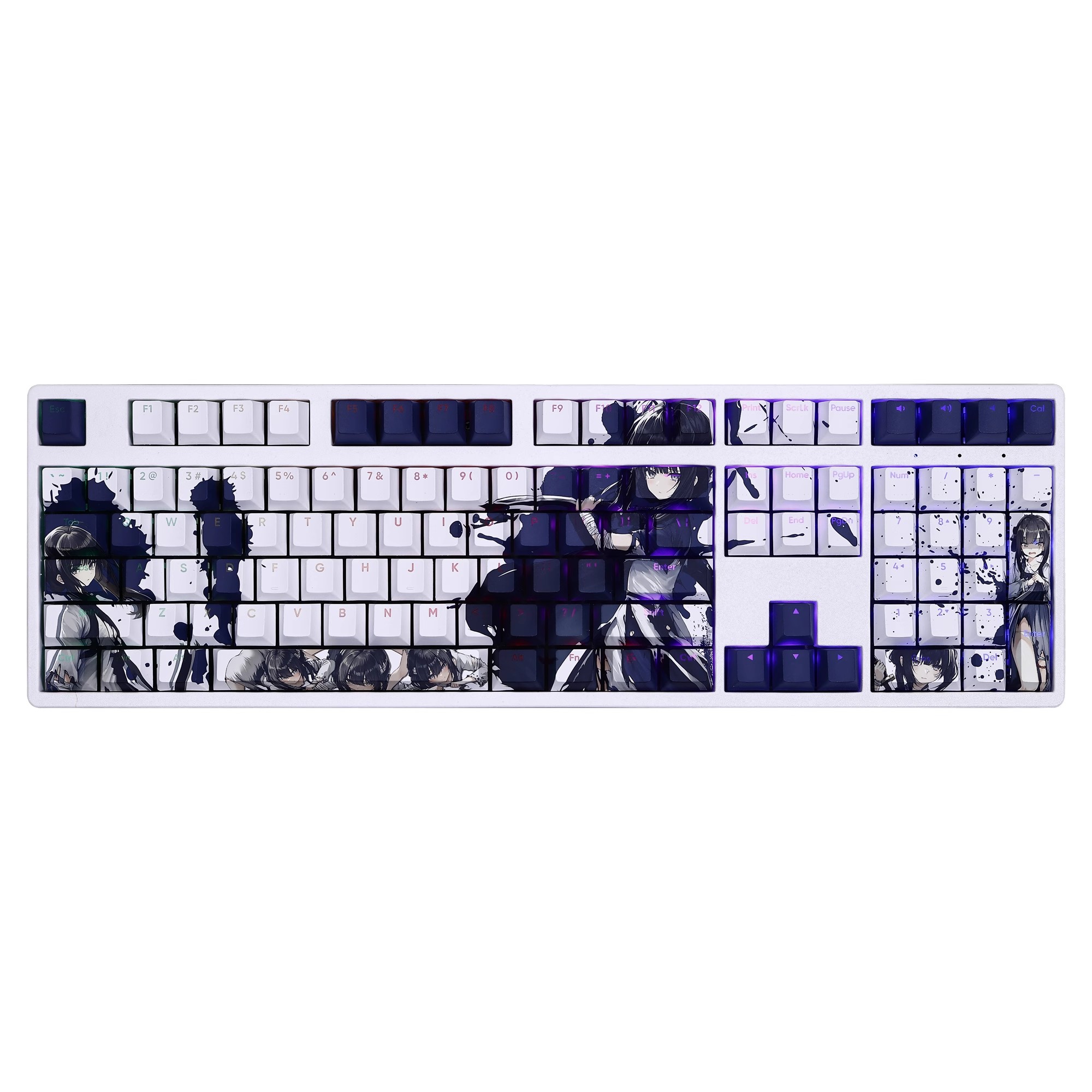 滿穗透光RGB108鍵標準配列衛星軸鍵帽-ZUIHANG SHOP