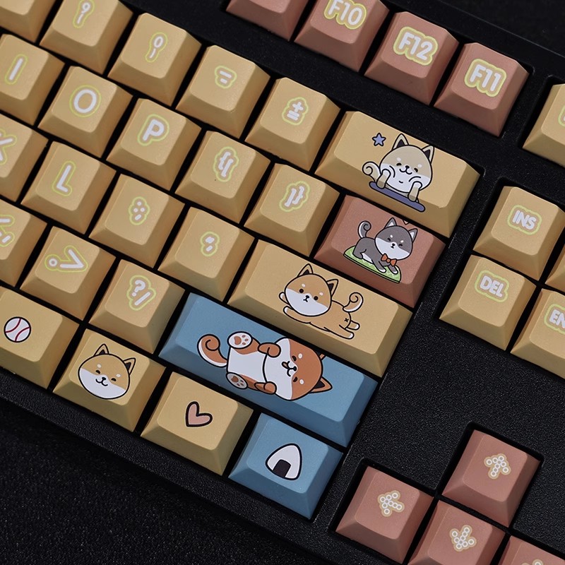 柴犬色彩增益108鍵標準配列衛星軸鍵帽-ZUIHANG SHOP