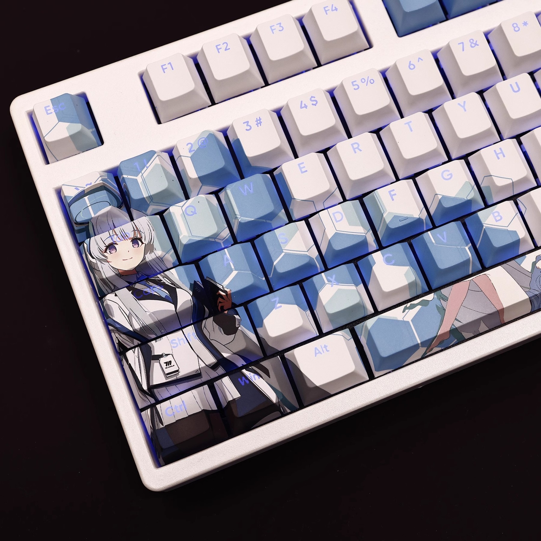 生鹽諾亞透光RGB108鍵標準配列衛星軸鍵帽-ZUIHANG SHOP
