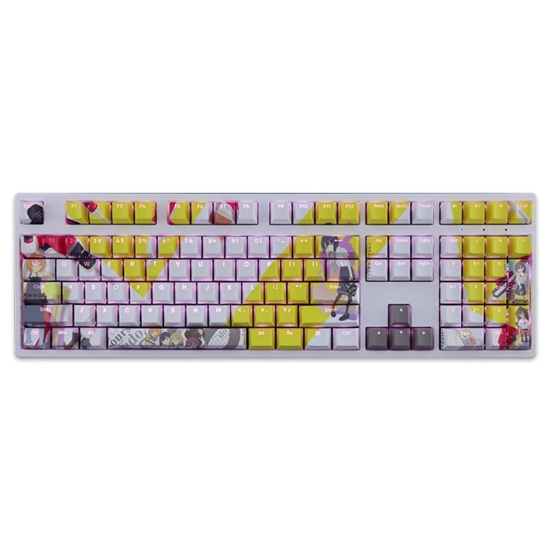 手工少女透光RGB108鍵標準配列衛星軸鍵帽