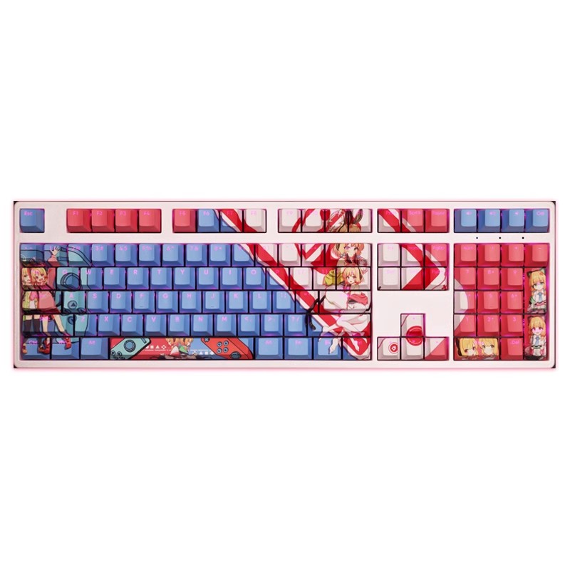 才羽雙子透光RGB108鍵標準配列衛星軸鍵帽-ZUIHANG SHOP