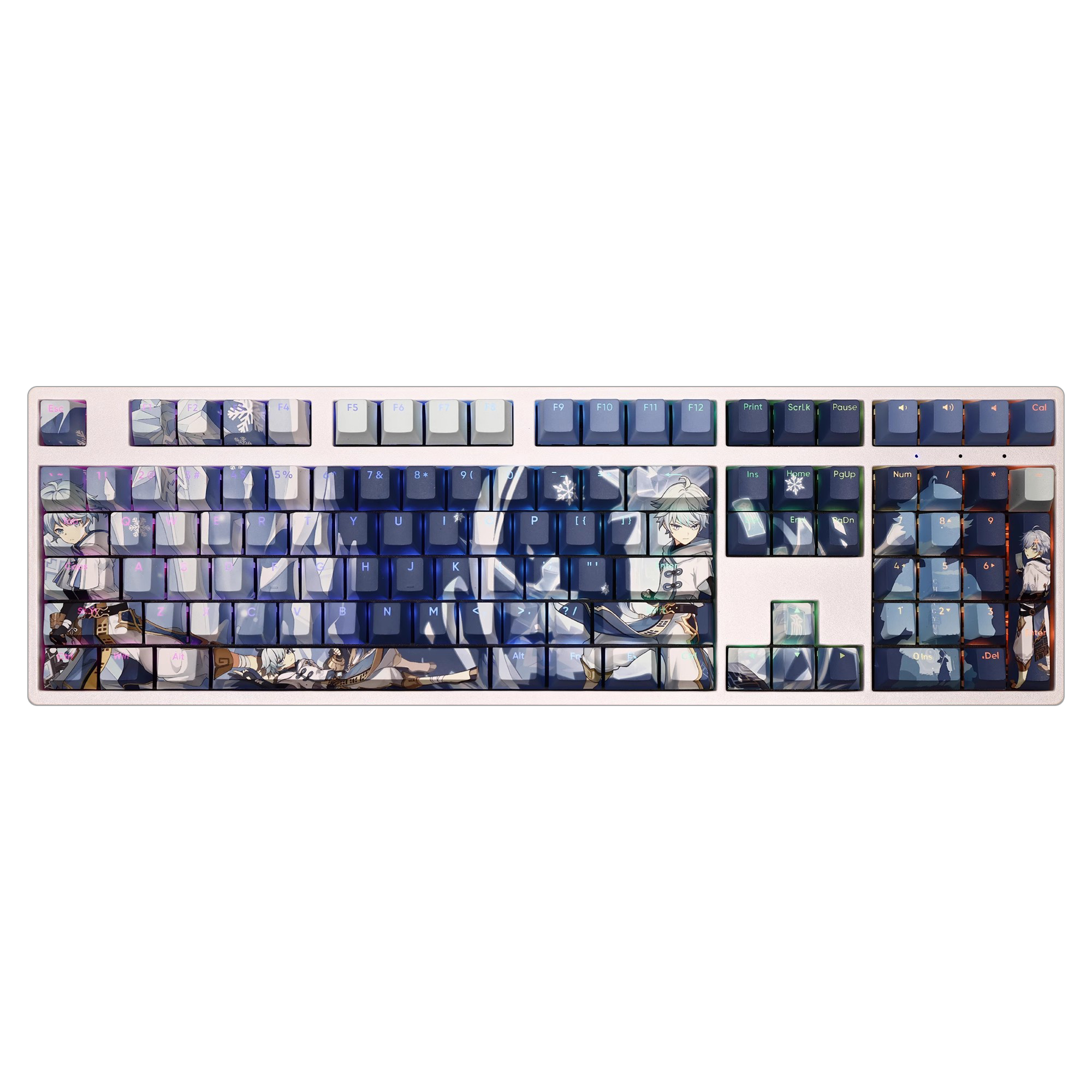 重雲原神透光RGB108鍵標準配列衛星軸鍵帽-ZUIHANG SHOP