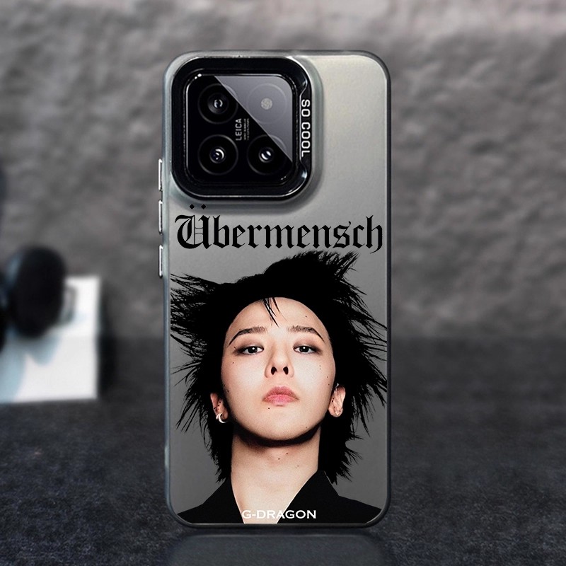 權志龍GD 彩銀線條漸變防摔手機殼-ZUIHANG SHOP