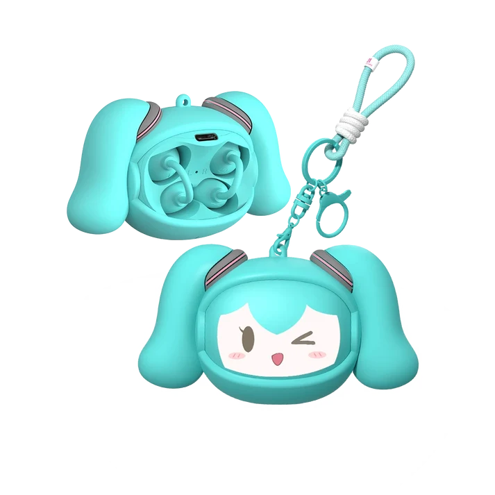 初音未來官方聯名夾耳式藍牙耳機