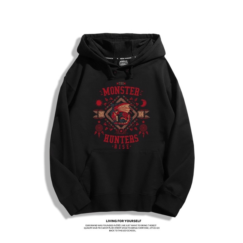 魔物獵人 2025秋冬新款 親子情侶男女連帽衛衣