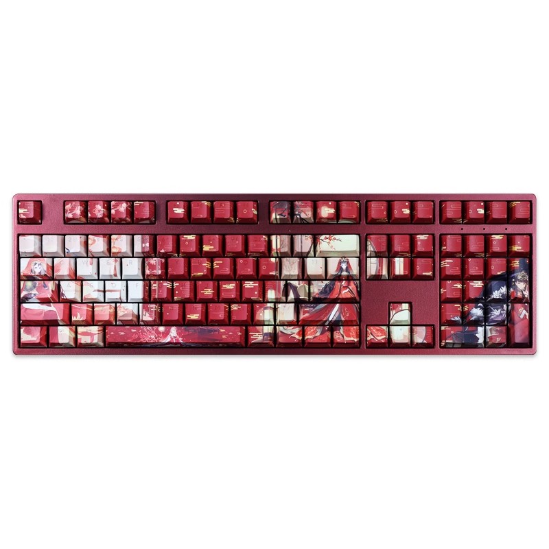 十裡紅妝透光RGB108鍵標準配列衛星軸鍵帽-ZUIHANG SHOP