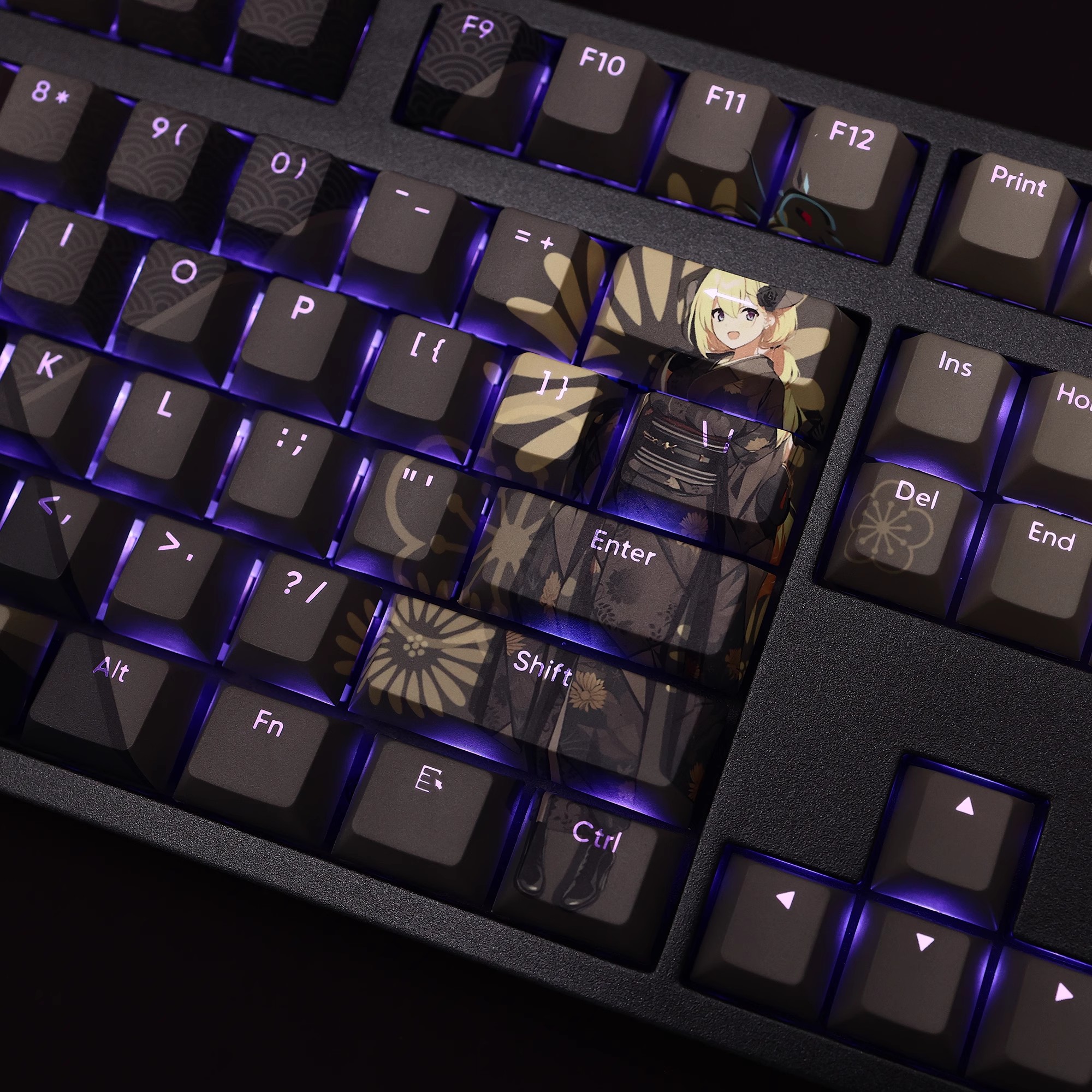 鱷淵明裡透光RGB108鍵標準配列衛星軸鍵帽-ZUIHANG SHOP
