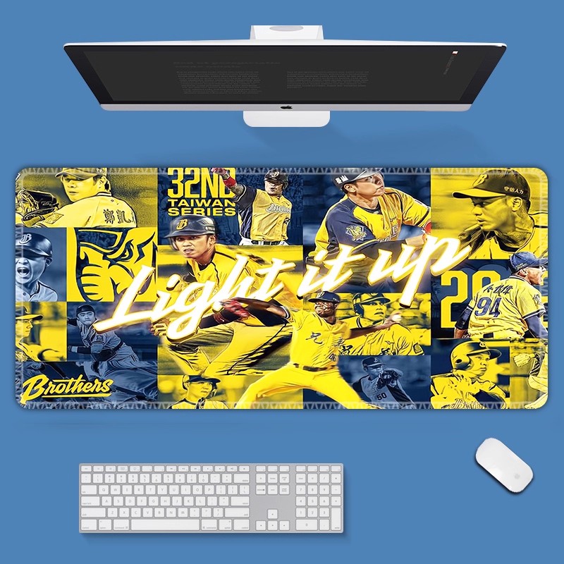 CTBC Brothers 中信兄弟 主題桌墊 布質滑鼠墊-ZUIHANG SHOP