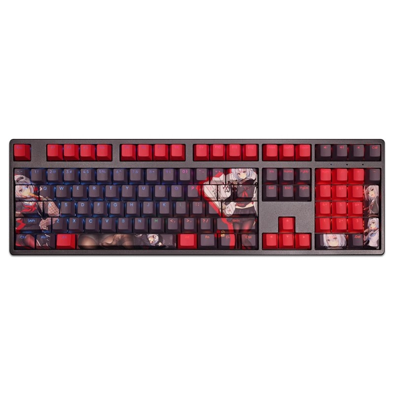 空銀子龍王的工作透光RGB108鍵標準配列衛星軸鍵帽-ZUIHANG SHOP