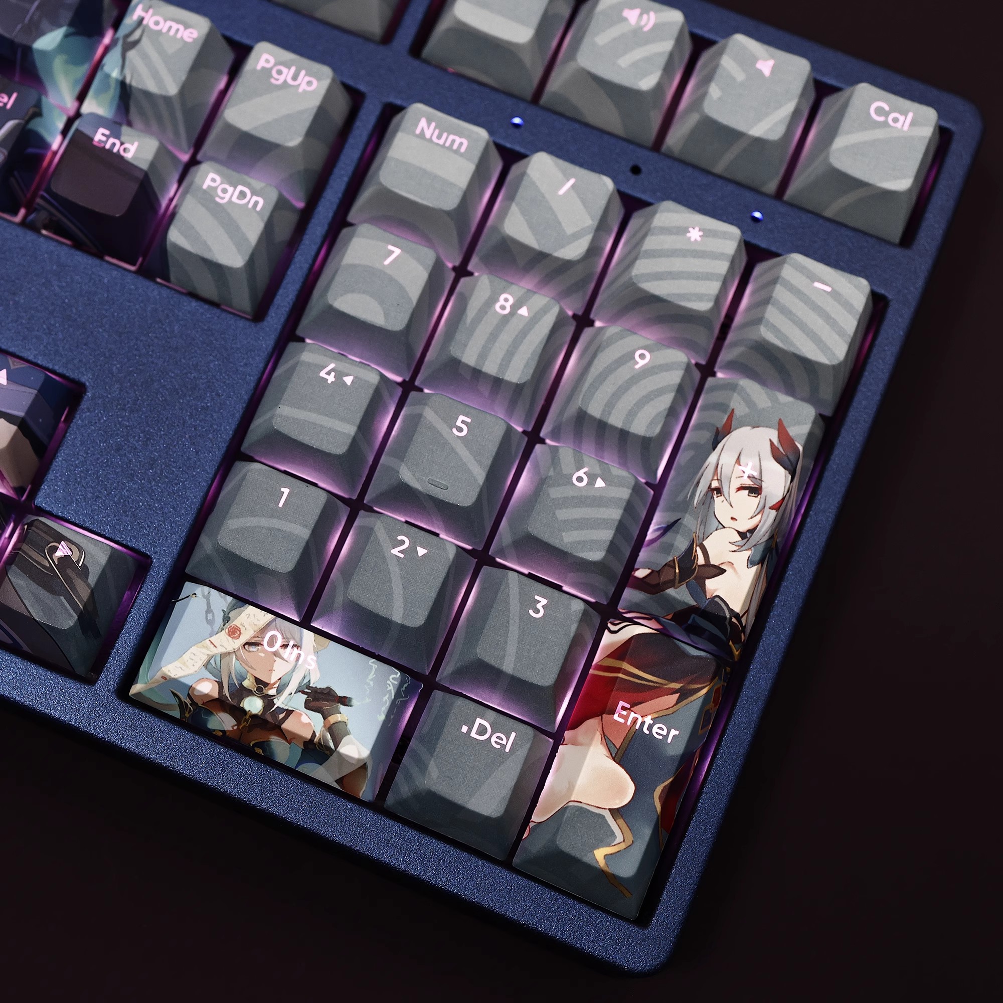 寒鴉透光RGB108鍵標準配列衛星軸鍵帽-ZUIHANG SHOP
