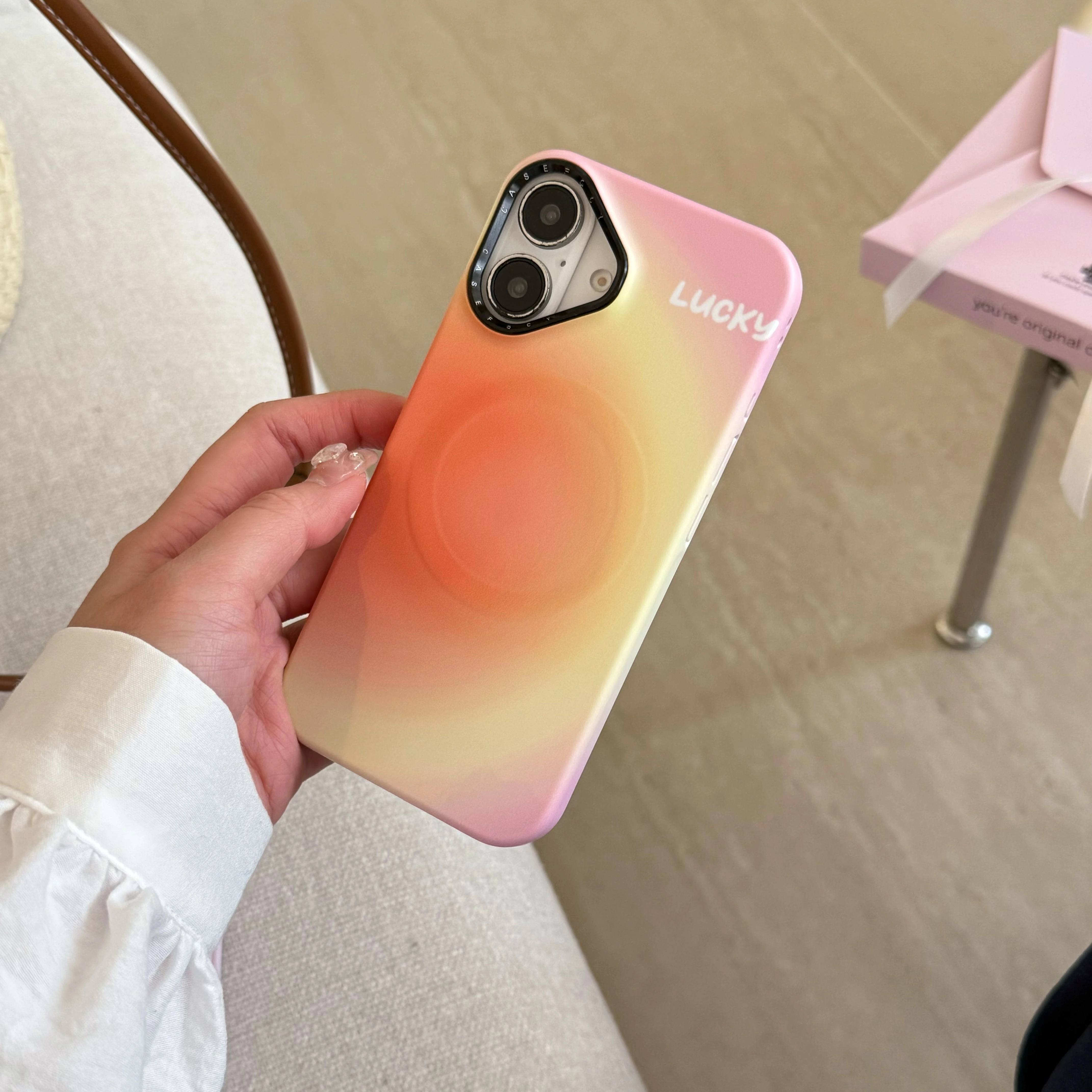 韓系小眾漸變暈染手機殼-ZUIHANG SHOP