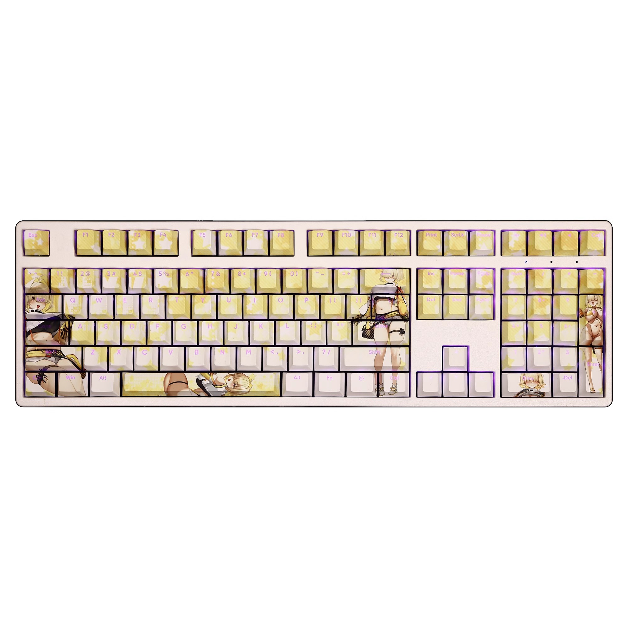 勝利女神妮姬伊萊格透光RGB108鍵標準配列衛星軸鍵帽-ZUIHANG SHOP