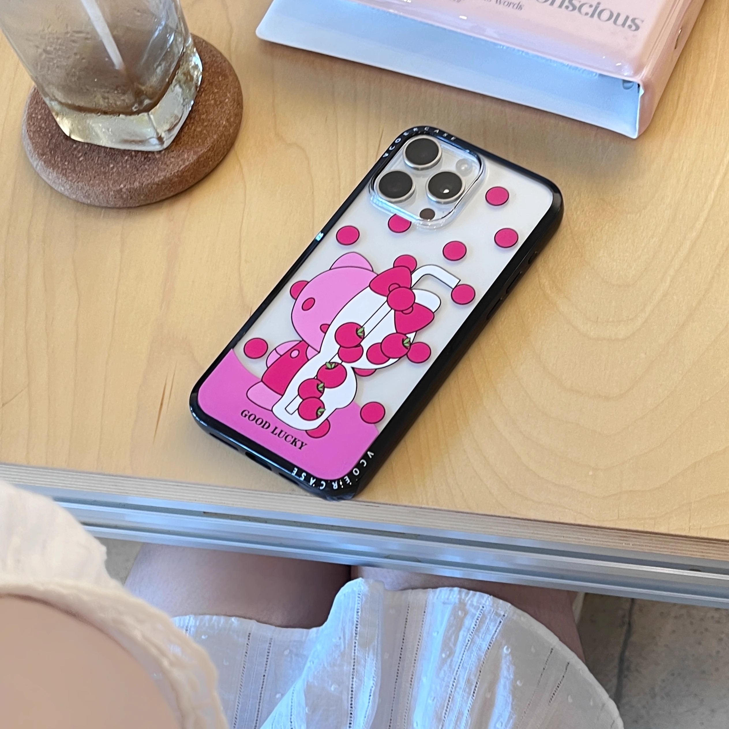 韓系波點凱蒂貓手機殼-ZUIHANG SHOP