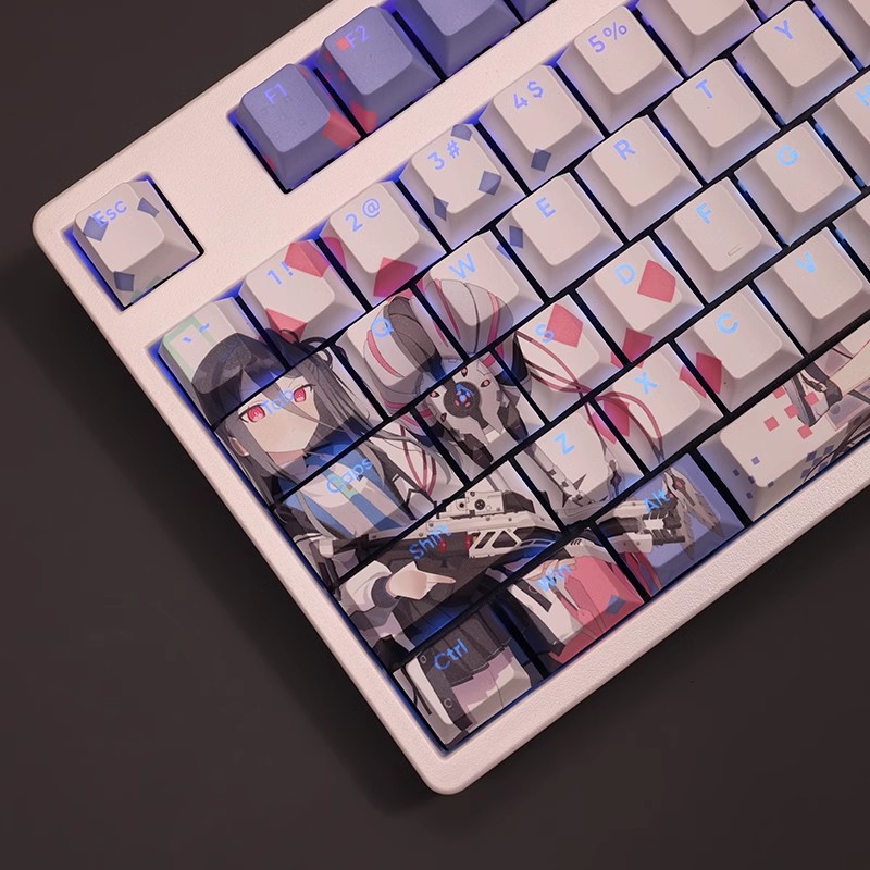 天童愛麗絲透光RGB108鍵標準配列衛星軸鍵帽-ZUIHANG SHOP