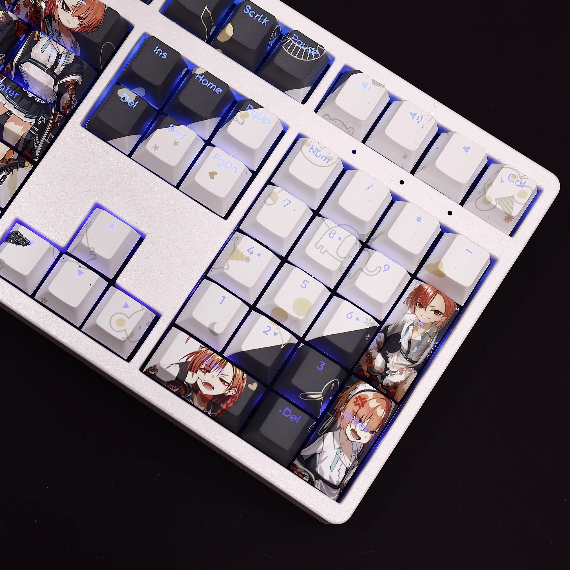 美甘尼祿透光RGB108鍵標準配列衛星軸鍵帽