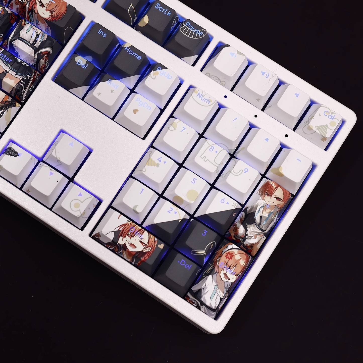 美甘尼祿透光RGB108鍵標準配列衛星軸鍵帽