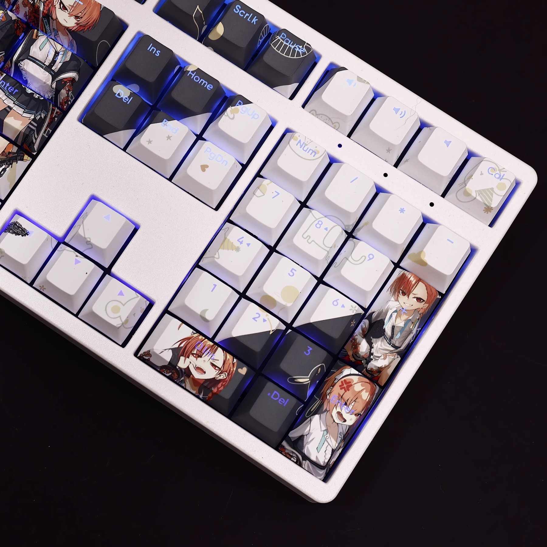 美甘尼祿透光RGB108鍵標準配列衛星軸鍵帽