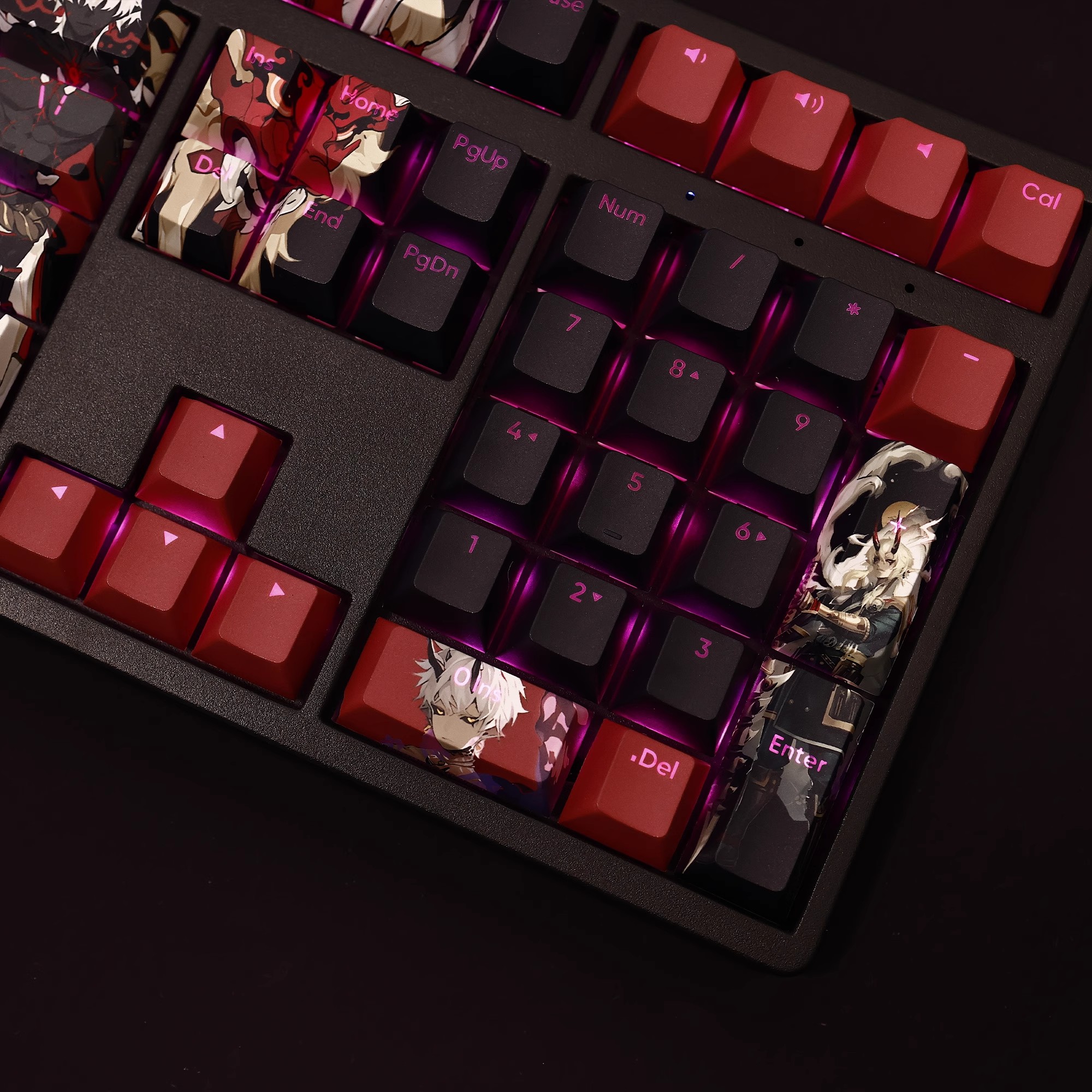 大嶽丸透光RGB108鍵標準配列衛星軸鍵帽-ZUIHANG SHOP