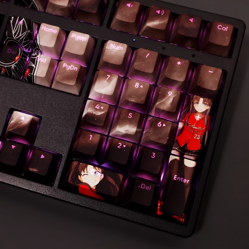 遠阪凜透光RGB108鍵標準配列衛星軸鍵帽-ZUIHANG SHOP