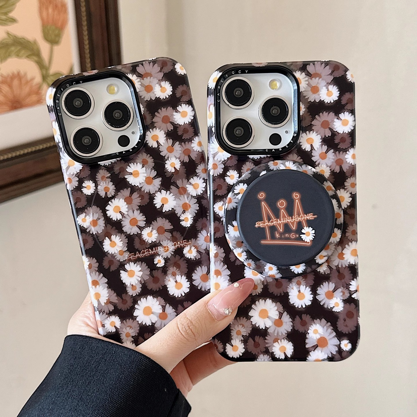 韓系小清新雛菊花朵手機殼-ZUIHANG SHOP