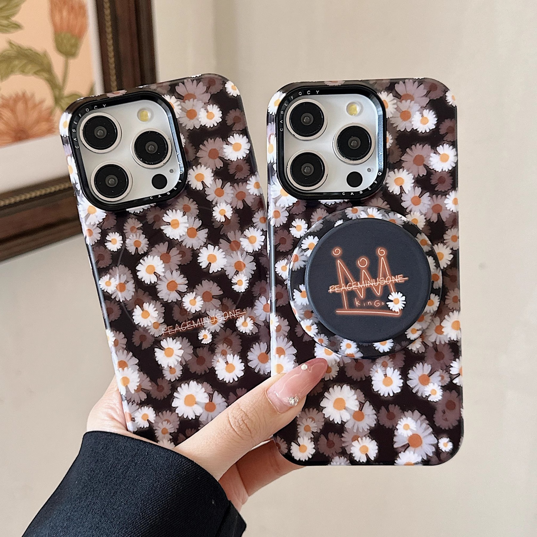 韓系小清新雛菊花朵手機殼-ZUIHANG SHOP