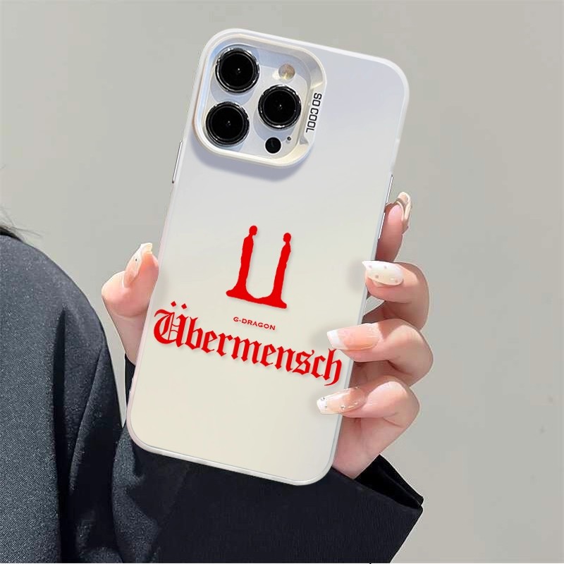 權志龍GD 彩銀線條漸變防摔手機殼-ZUIHANG SHOP