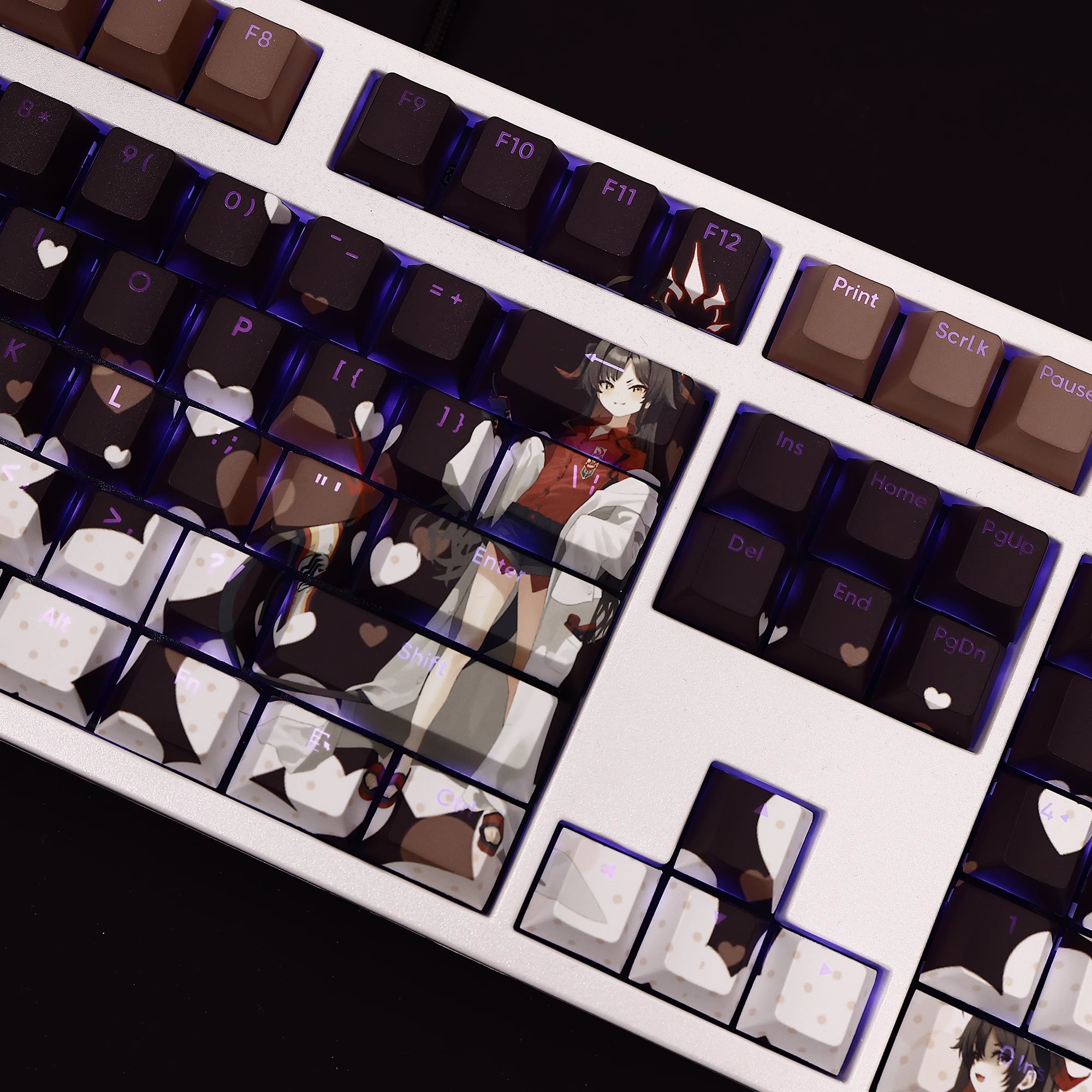 鬼怒川霞透光RGB108鍵標準配列衛星軸鍵帽-ZUIHANG SHOP