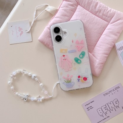 韓系小眾塗鴉兔子手機殼-ZUIHANG SHOP