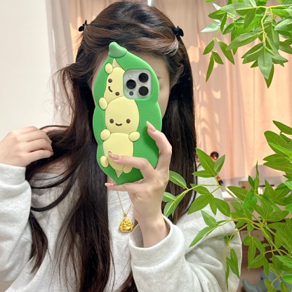 韓系卡通豌豆莢手機殼-ZUIHANG SHOP