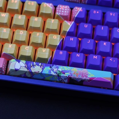 雙渦輪賽馬娘透光RGB108鍵標準配列衛星軸鍵帽