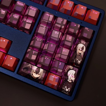 鬼方佳代子透光RGB108鍵標準配列衛星軸鍵帽