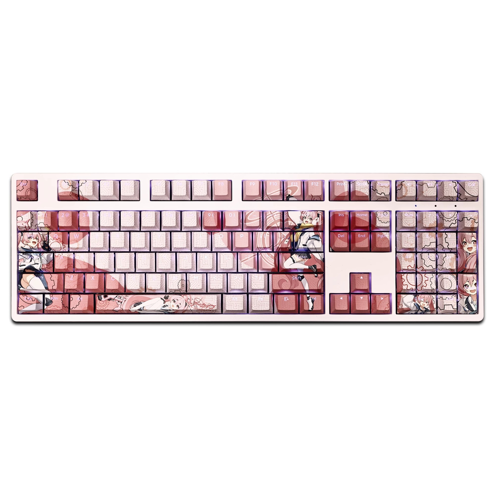 黑崎小雪透光RGB108鍵標準配列衛星軸鍵帽-ZUIHANG SHOP