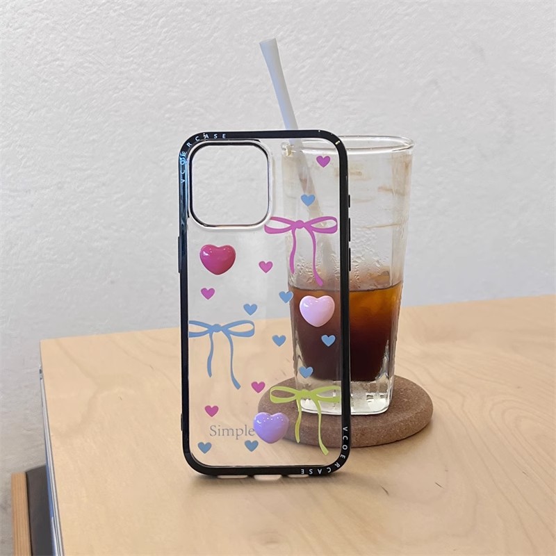 韓系立體愛心蝴蝶結手機殼-ZUIHANG SHOP