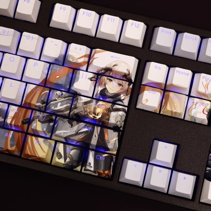 芙提雅透光RGB108鍵標準配列衛星軸鍵帽