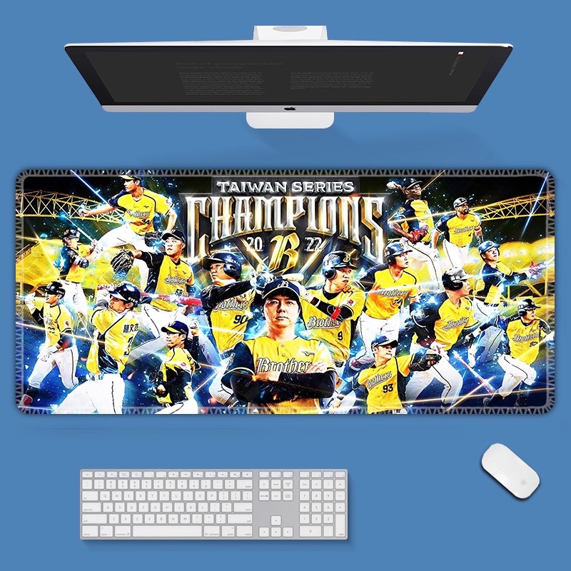 CTBC Brothers 中信兄弟 主題桌墊 布質滑鼠墊-ZUIHANG SHOP