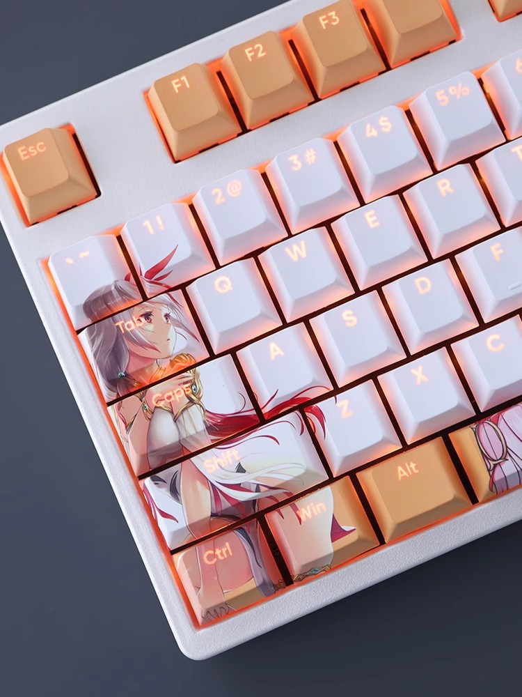 符華熾翎透光RGB108鍵標準配列衛星軸鍵帽-ZUIHANG SHOP