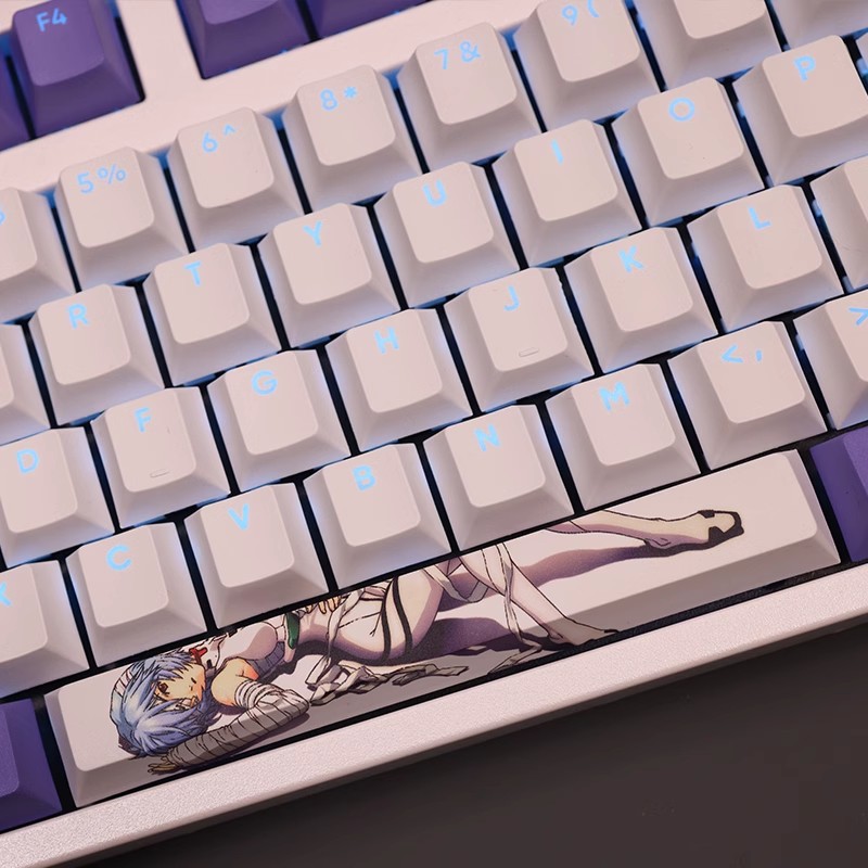 綾波麗透光RGB108鍵標準配列衛星軸鍵帽-ZUIHANG SHOP