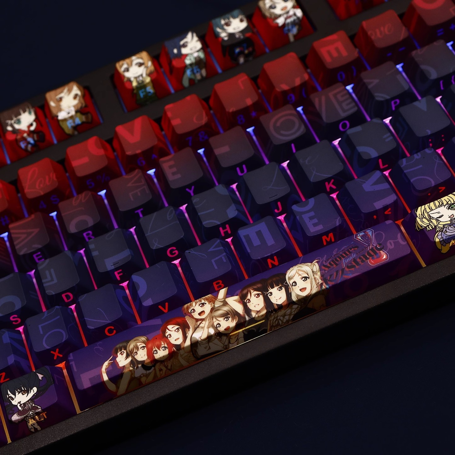 LoveLive!Sunshine 108鍵 標準配列 衛星軸鍵帽-ZUIHANG SHOP