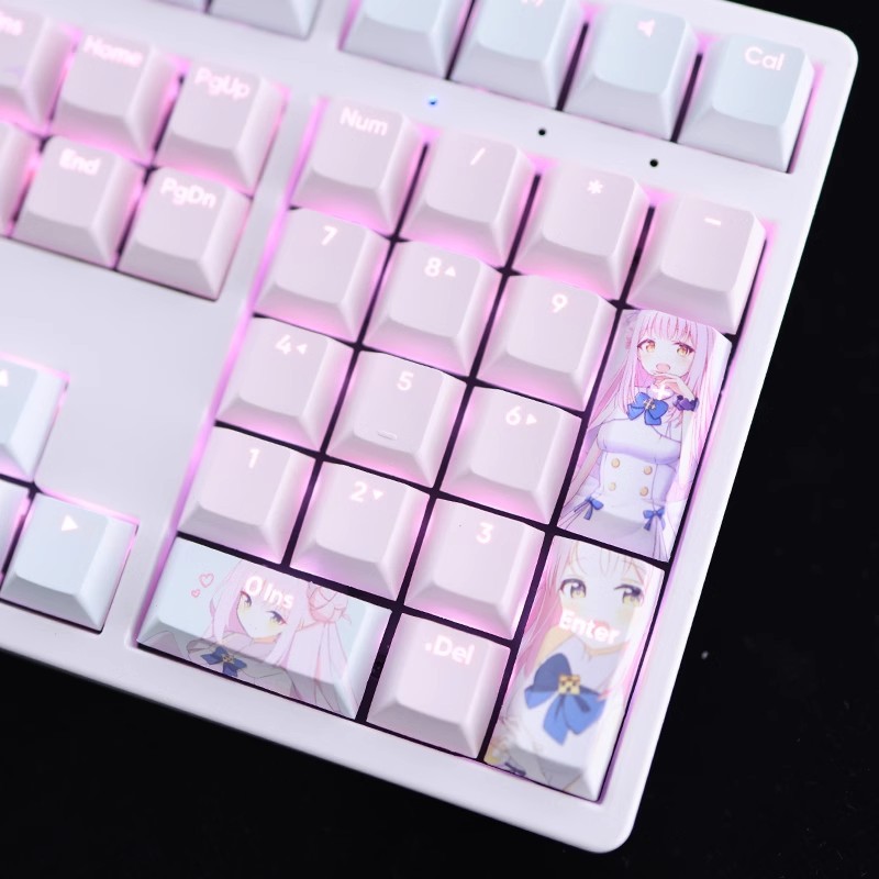 聖園未花透光RGB108鍵標準配列衛星軸鍵帽