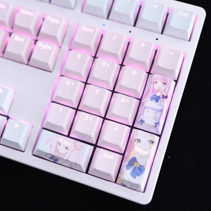 聖園未花透光RGB108鍵標準配列衛星軸鍵帽