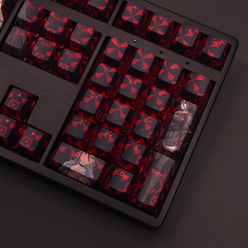 羽川蓮見透光RGB108鍵標準配列衛星軸鍵帽-ZUIHANG SHOP