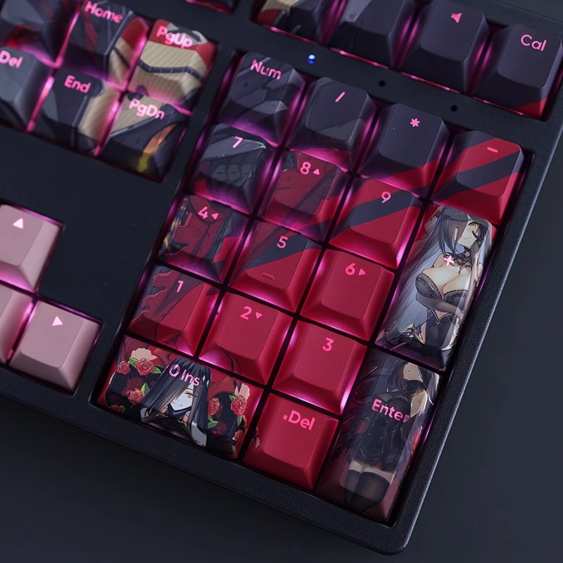 腓特烈大帝透光RGB108鍵標準配列衛星軸鍵帽-ZUIHANG SHOP
