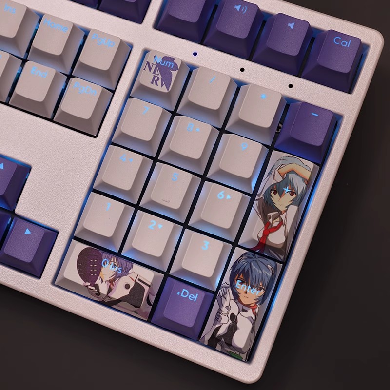 綾波麗透光RGB108鍵標準配列衛星軸鍵帽-ZUIHANG SHOP