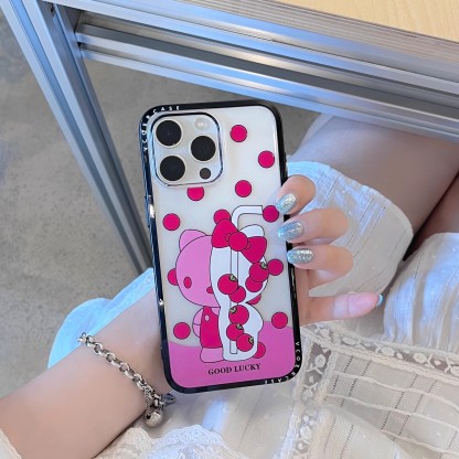 韓系波點凱蒂貓手機殼-ZUIHANG SHOP