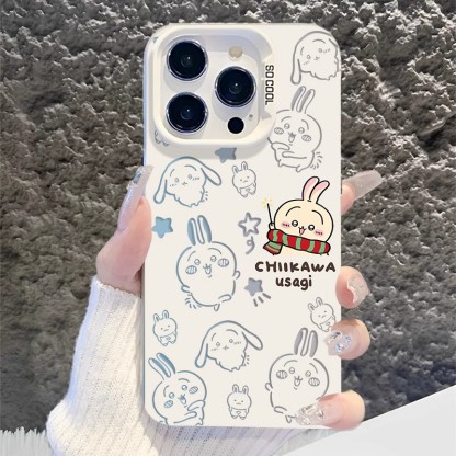 Chiikawa彩銀線條漸變防摔手機殼-ZUIHANG SHOP