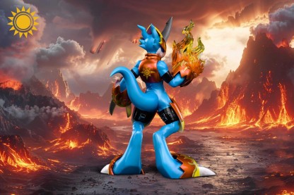 FXW工作室 數碼系列 第二彈 烈焰獸-ZUIHANG SHOP