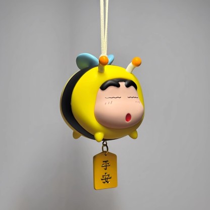 蠟筆小新 胖嘟嘟蜜蜂小新 圓墩墩蜜蜂 掛件平安-ZUIHANG SHOP