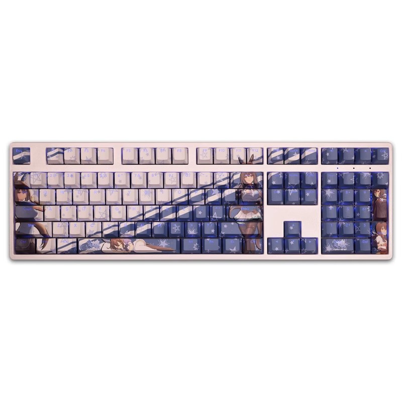 愛慕織姬賽馬娘透光RGB108鍵標準配列衛星軸鍵帽-ZUIHANG SHOP